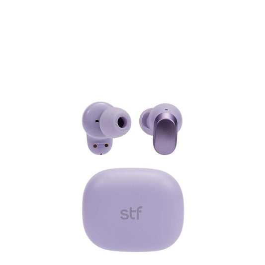 Audifonos Inalambricos Tws Cherry STF 36hrs Uso ENC Protección IPX4 Lila