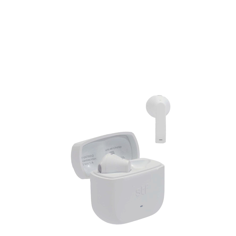 Audifonos Inalambricos Tws HYRO STF 36hrs Uso ENC Blanco