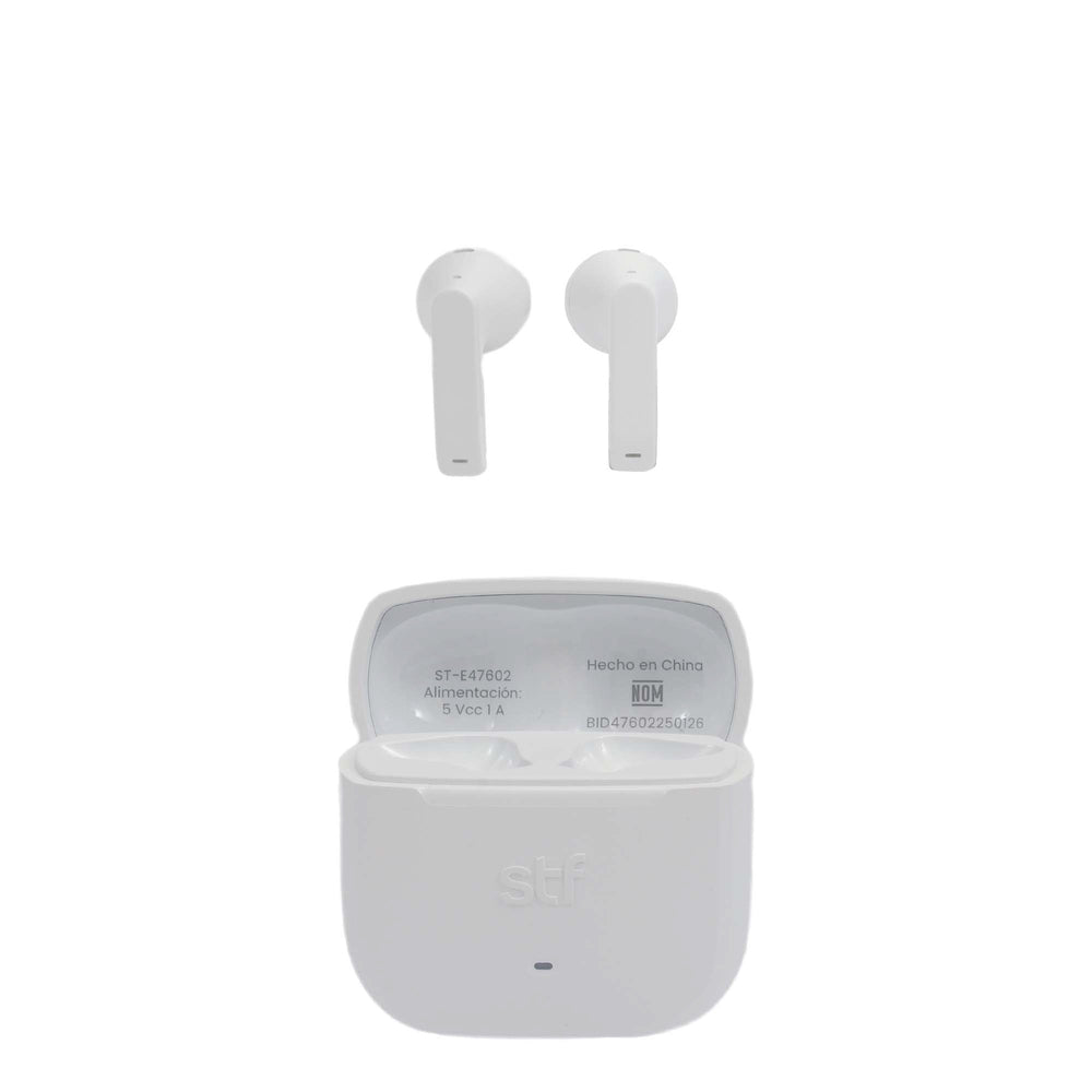 Audifonos Inalambricos Tws HYRO STF 36hrs Uso ENC Blanco