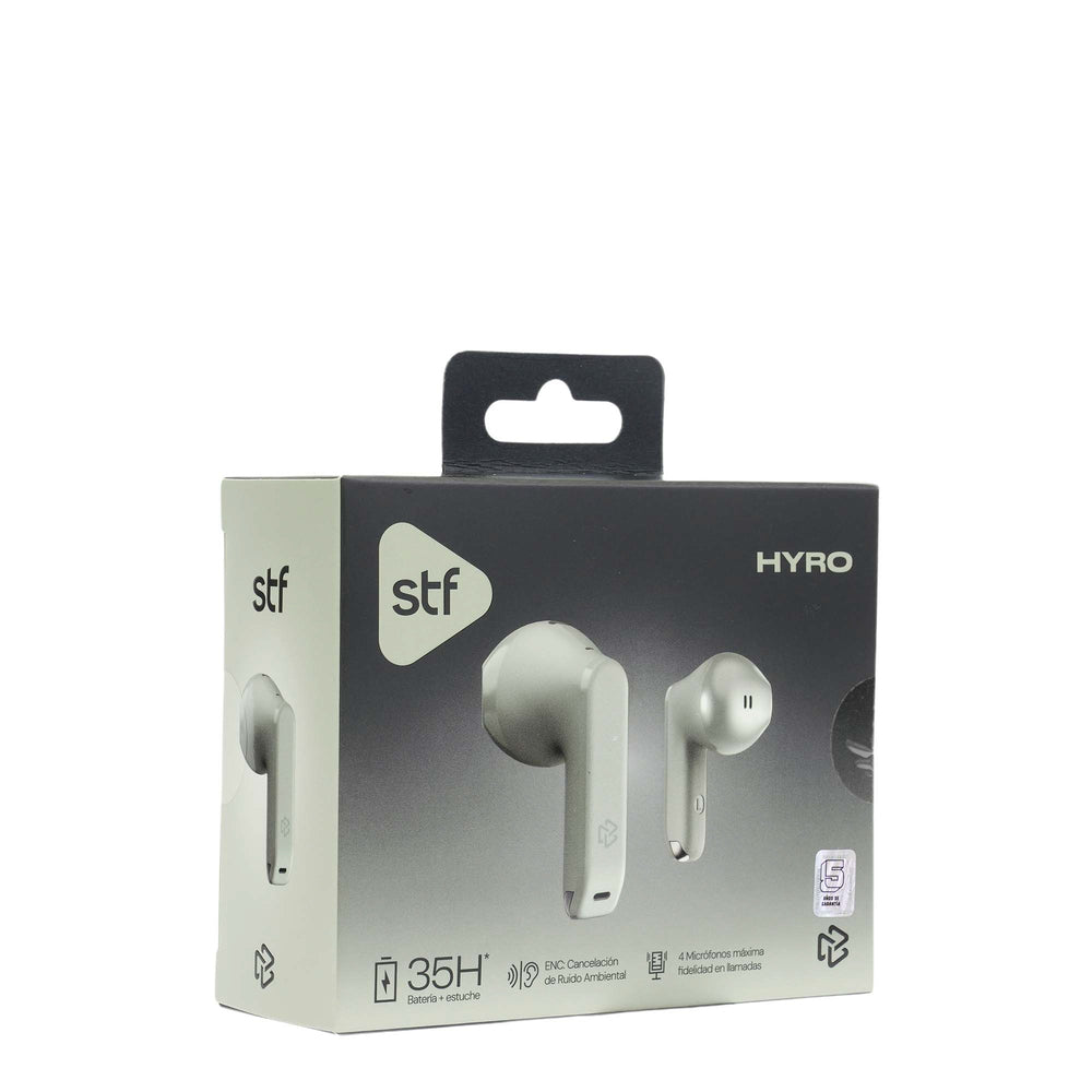 Audifonos Inalambricos Tws HYRO STF 36hrs Uso ENC Verde