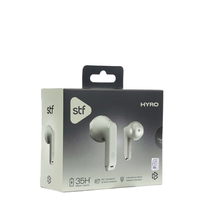 Audifonos Inalambricos Tws HYRO STF 36hrs Uso ENC Verde