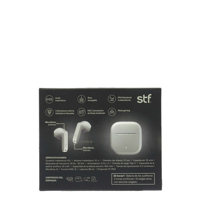Audifonos Inalambricos Tws HYRO STF 36hrs Uso ENC Verde