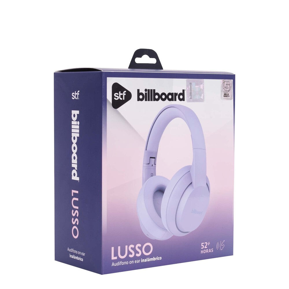 Audifonos Inalambricos On Ear Lusso STF - Billboard 52hrs Uso Morado