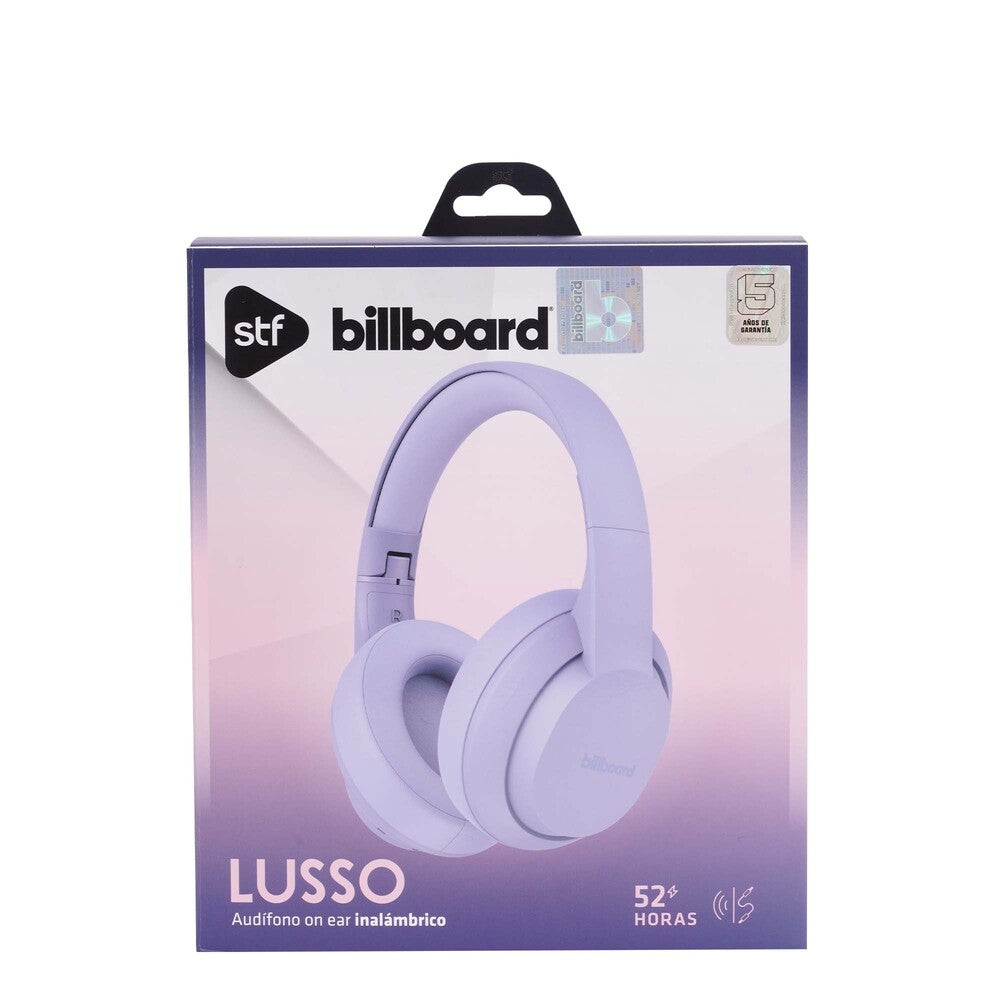 Audifonos Inalambricos On Ear Lusso STF - Billboard 52hrs Uso Morado