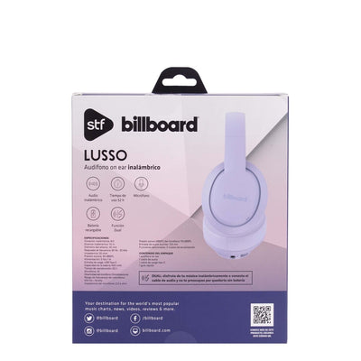 Audifonos Inalambricos On Ear Lusso STF - Billboard 52hrs Uso Morado