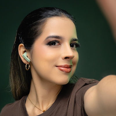 Audifonos Inalambricos Tws HYRO STF 36hrs Uso ENC Verde