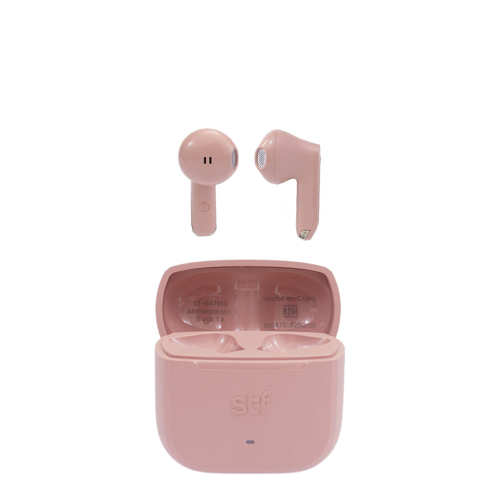 Audifonos Inalambricos Tws HYRO STF 36hrs Uso ENC Rosa