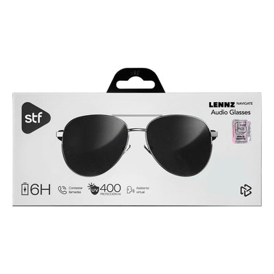 Lentes de Sol Lennz Navigate STF Audio Direccionado 6 Hrs Uso IPX4 Polarizado UV400