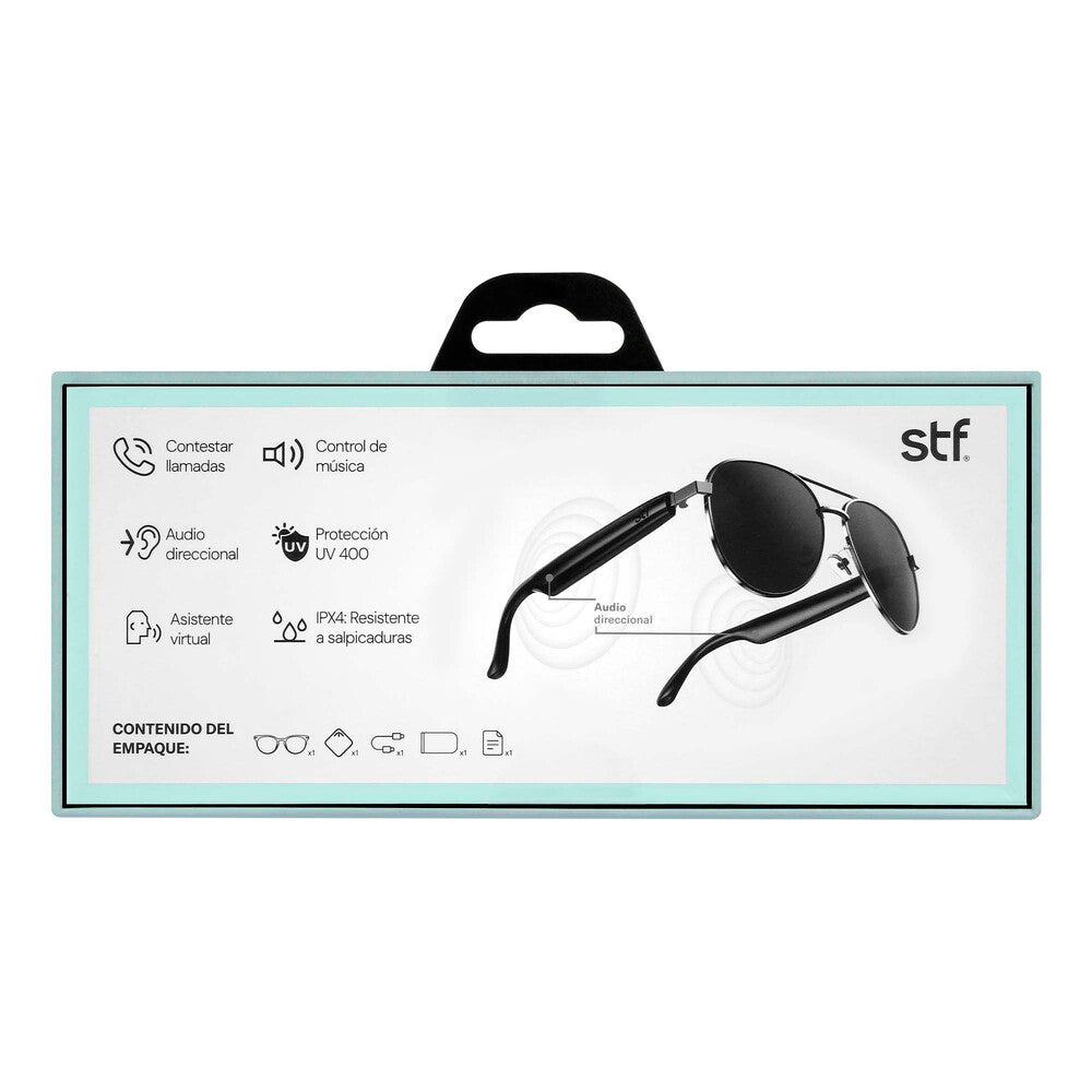 Lentes de Sol Lennz Navigate STF Audio Direccionado 6 Hrs Uso IPX4 Polarizado UV400