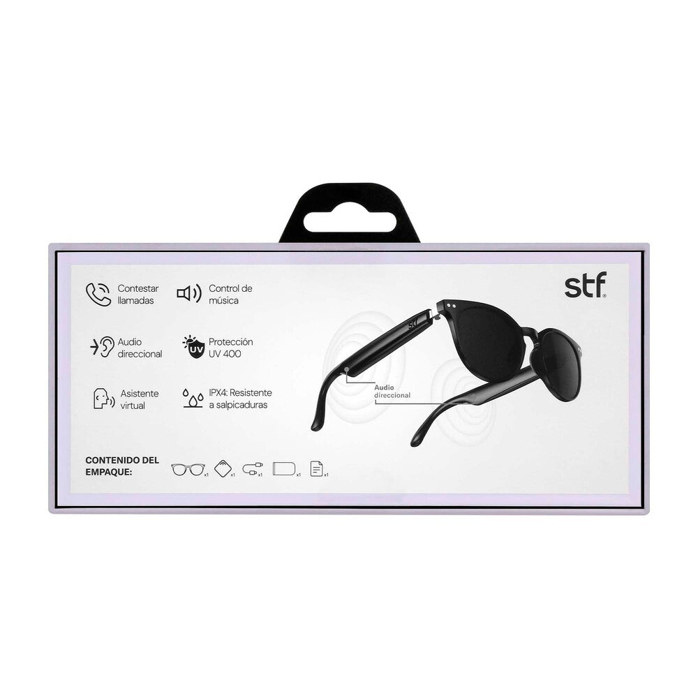 Lentes de Sol Lennz Essense STF con Audio Direccionado 6 Hrs Uso IPX4 Polarizados UV400