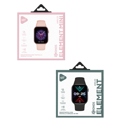 Kit STF Smartwatch Reloj Kronos Element + Smartwatch Reloj Kronos Element mini