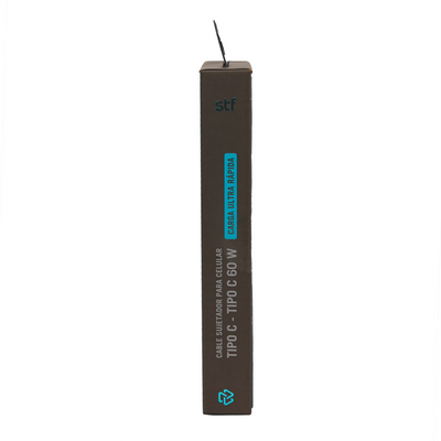 Cable Sujetador Tipo C STF 60W, Carga Rápida, Función Soporte, 30 cm