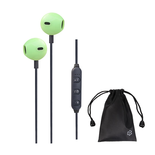 Audífonos Inalámbricos In-Ear VIVA: Sonido Potente, Alcance de 10m, Verde