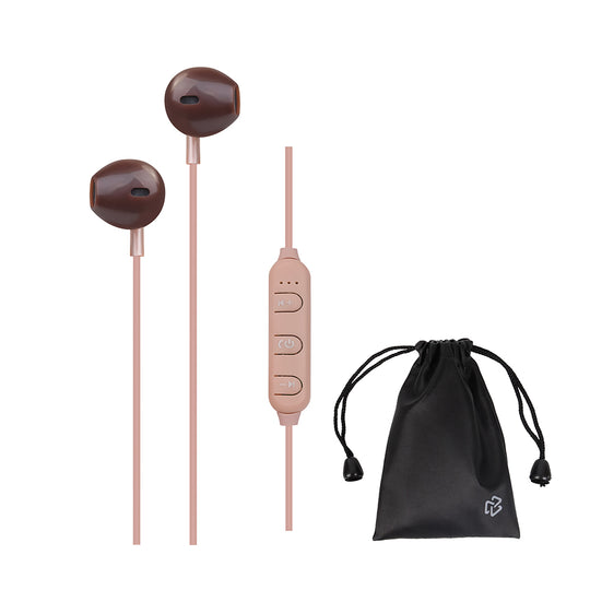 Audífonos Inalámbricos In-Ear VIVA: Sonido Potente, Alcance de 10m, Rosa