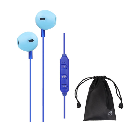 Audífonos Inalámbricos In-Ear VIVA: Sonido Potente, Alcance de 10m, Azul