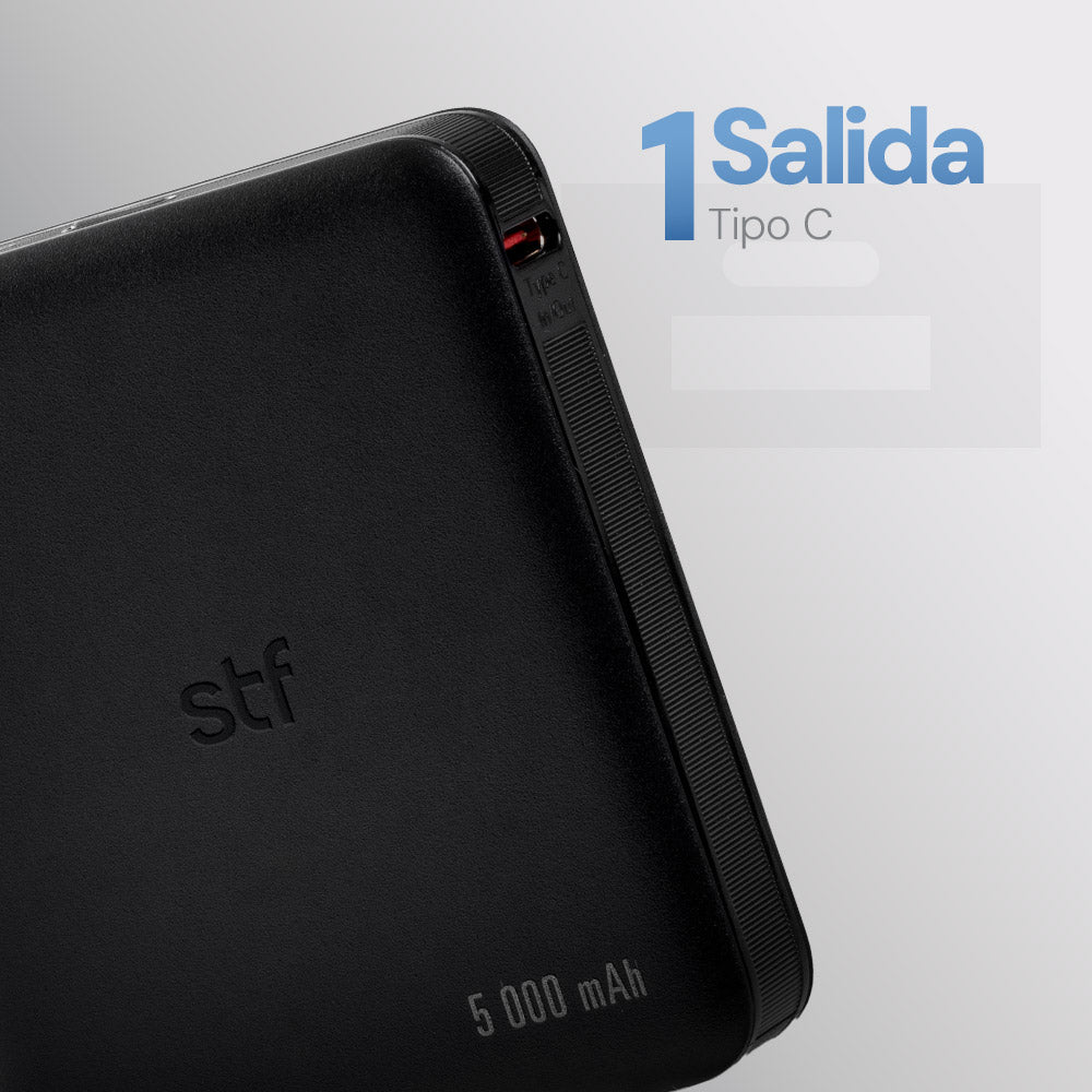 Batería Portátil Power Bank STF 5000mAh 20W Carga Ultra Rápida