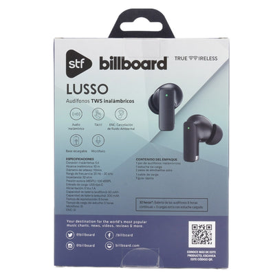 Audifonos Inalambricos Tws Lusso STF - Billboard 32hrs Uso ENC Negro