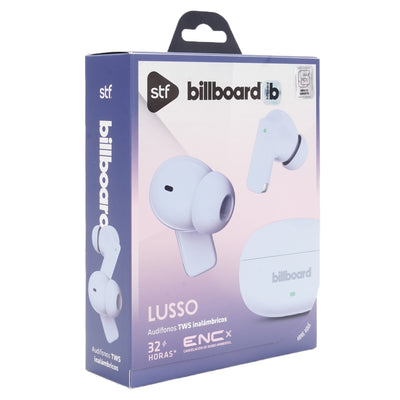 Audifonos Inalambricos Tws Lusso STF - Billboard 32hrs Uso ENC Morado
