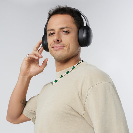 Audífonos inalámbricos On ear | STF Icon | Micrófono 25 hrs uso Negro