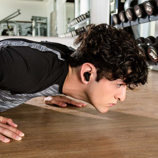 Audífonos TWS One Plus: ANC/ENC, 4 Micrófonos, Batería 36 Hrs, IPX4 Negro