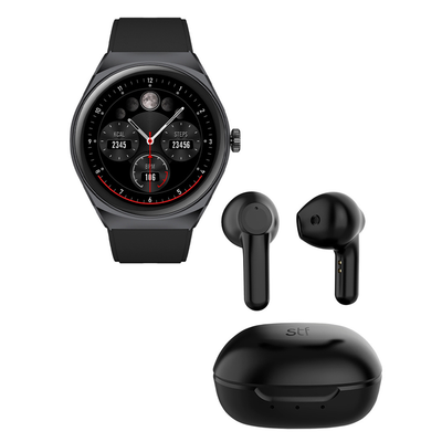 Kit Smartwatch Kronos Trek  + Audífonos Tws Kun