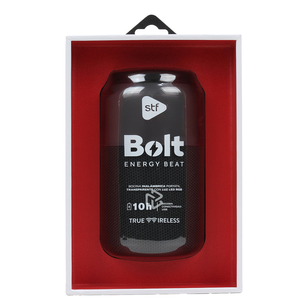 Bocina Portátil Bolt STF 5W 10hrs Uso Función Tws Protección IPX3 Negro