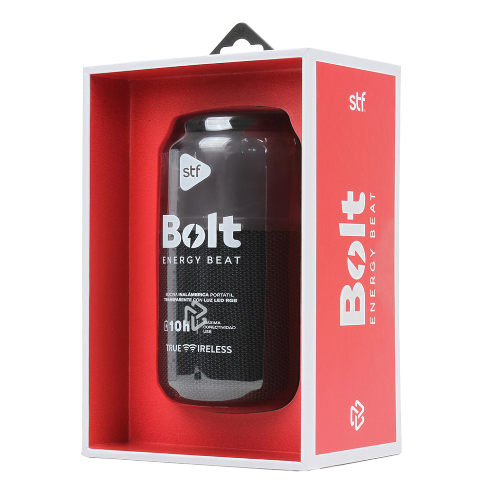 Bocina Portátil Bolt STF 5W 10hrs Uso Función Tws Protección IPX3 Negro