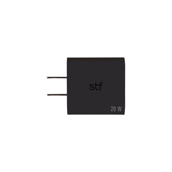 2 Pack STF: Cargador de pared 20W + Cable USB-C a USB-C 60W, Carga ultra rápida