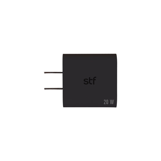2 Pack STF: Cargador de pared 20W + Cable USB-C a USB-C 60W, Carga ultra rápida