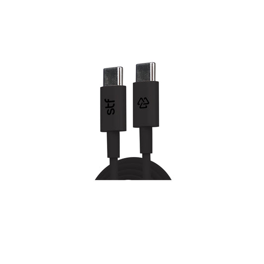 2 Pack STF: Cargador de pared 20W + Cable USB-C a USB-C 60W, Carga ultra rápida