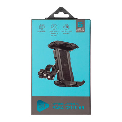 Soporte Celular Universal 360°  STF Antivibración para Moto, Bici, Carrito