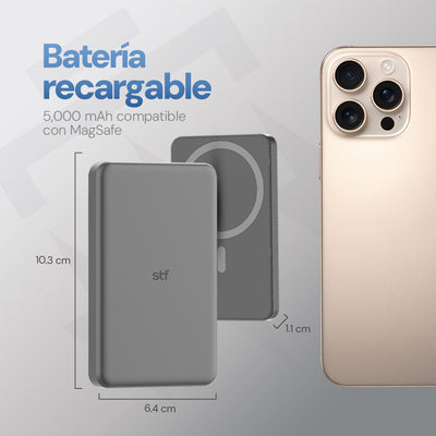 Batería Portátil Power Bank STF 5000 mAh 20W MagSafe Carga Ultra Rápida