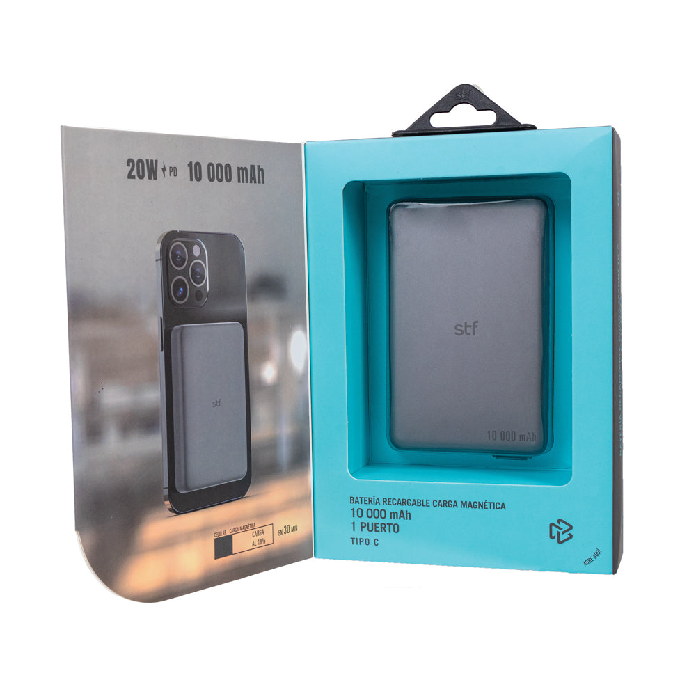 Batería Portátil Power Bank STF 10000 mAh 20W MagSafe Carga Ultra Rápida