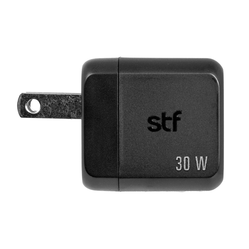Cargador Pared STF GaN 30W Tipo C Carga Rápida Compacto