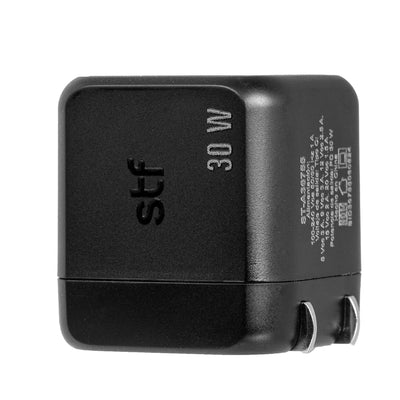 Cargador Pared STF GaN 30W Tipo C Carga Rápida Compacto