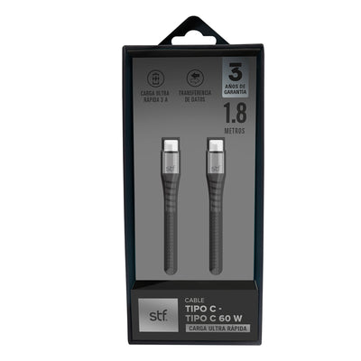 Kit STF Batería Portátil 10 000 mAh + Cable 65W de 1.8 M