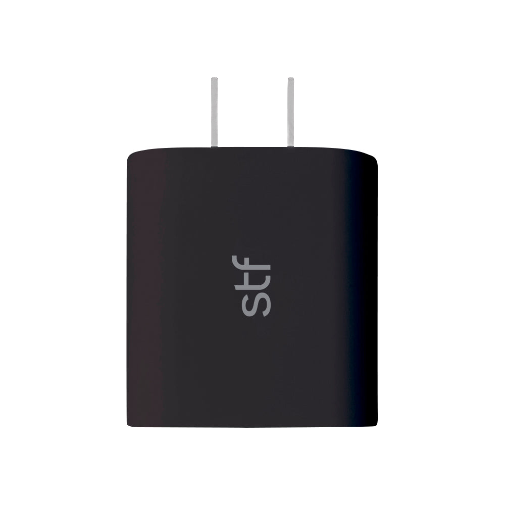 Cargador Pared STF 12W Doble Salida Carga Rápida 2.4A Tipo C + USB
