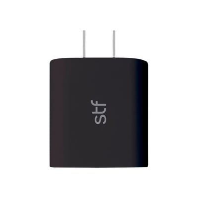 Cargador Pared STF 12W Doble Salida Carga Rápida 2.4A Tipo C + USB