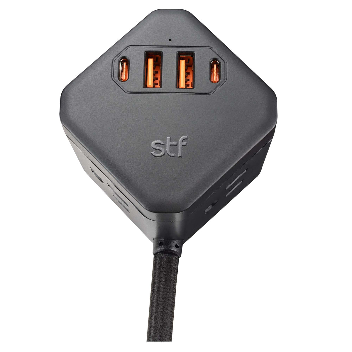 Multicontacto con extensión eléctrica STF GaN 30W USB y USB-C | Carga ultra rápida