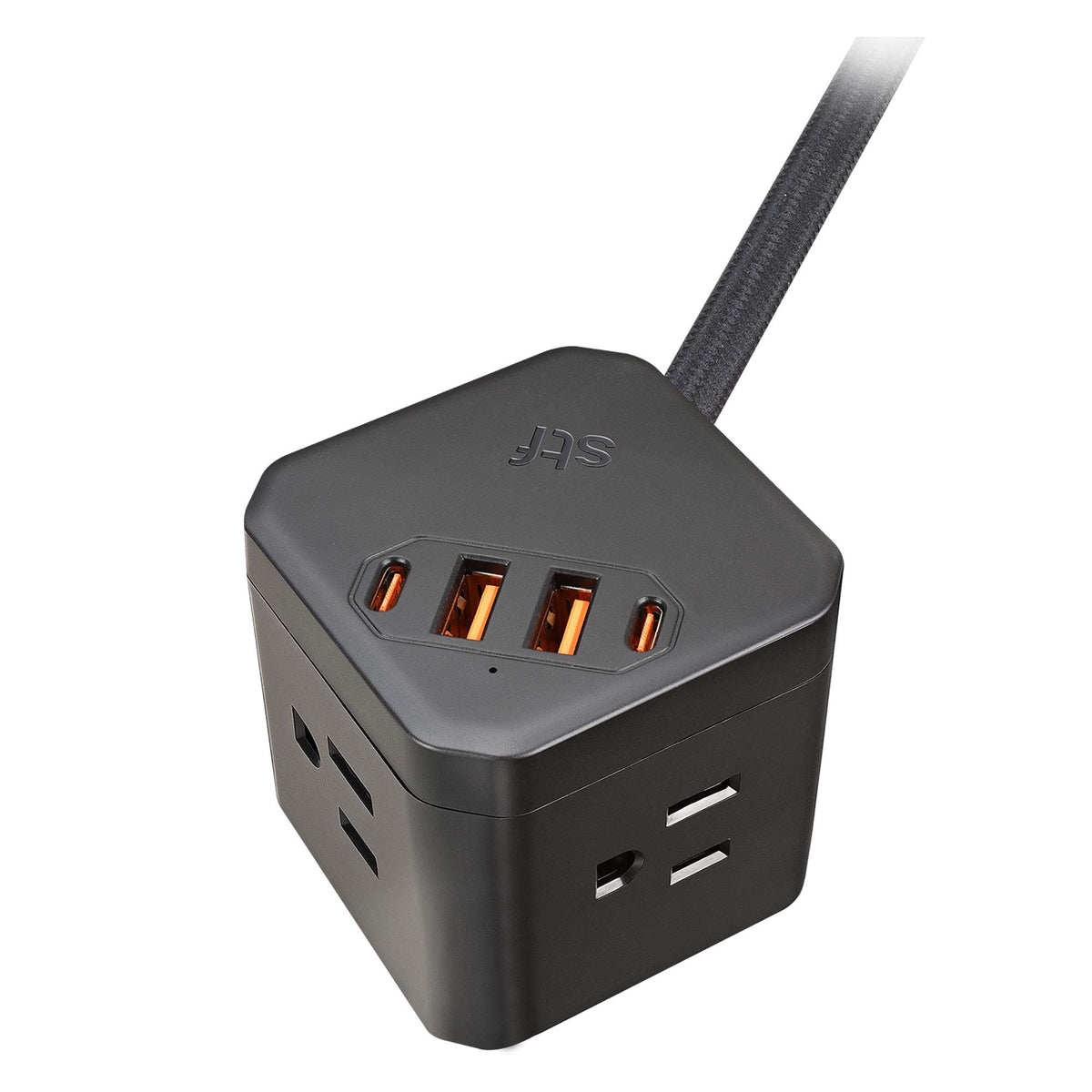 Multicontacto con extensión eléctrica STF GaN 30W USB y USB-C | Carga ultra rápida