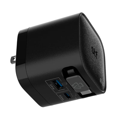 Cargador Ultra Rápido Retráctil STF 65W, Tecnología GaN, Tipo C