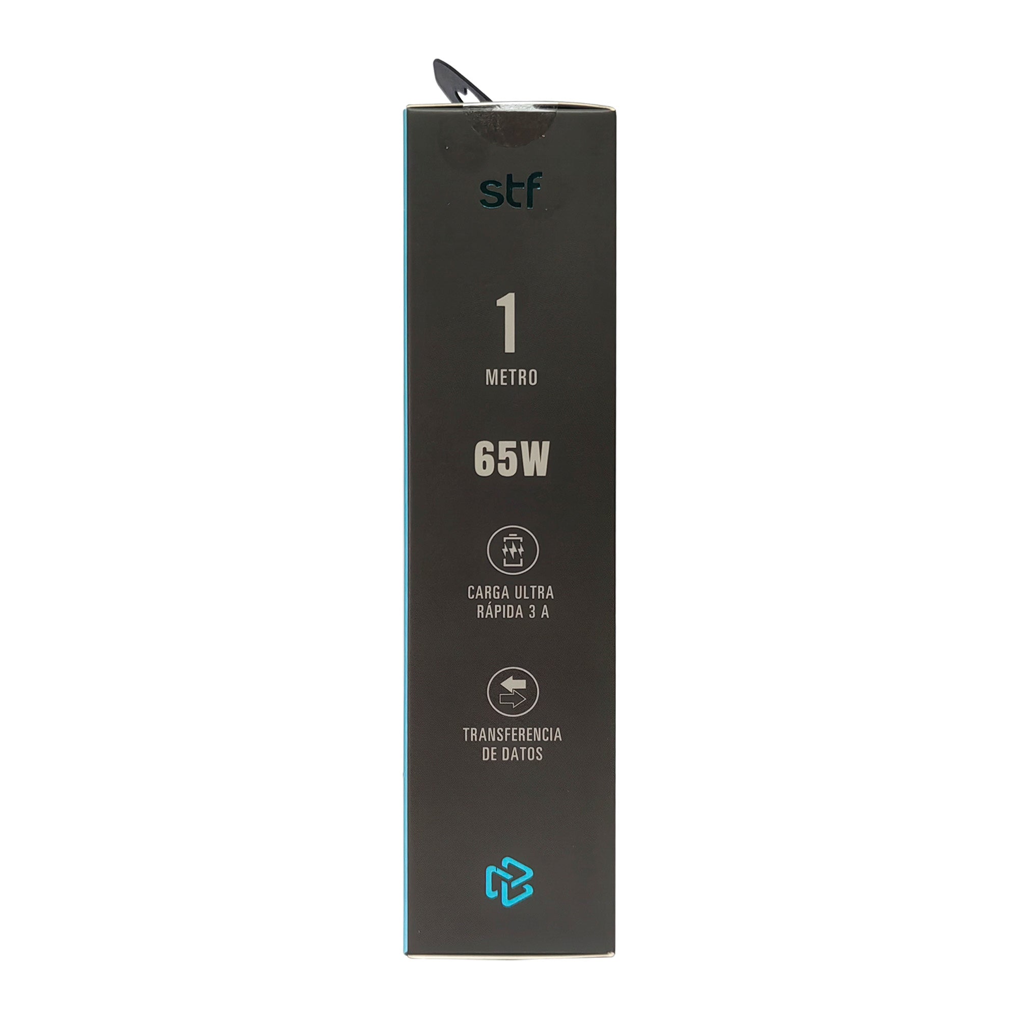 Cable Magnético Tipo C a Tipo C STF Carga Rápida, 65W, Transferencia de datos, Morado