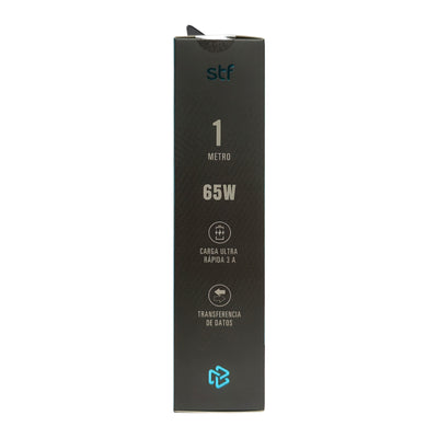 Cable Magnético Tipo C a Tipo C STF Carga Rápida, 65W, Transferencia de datos, Azul