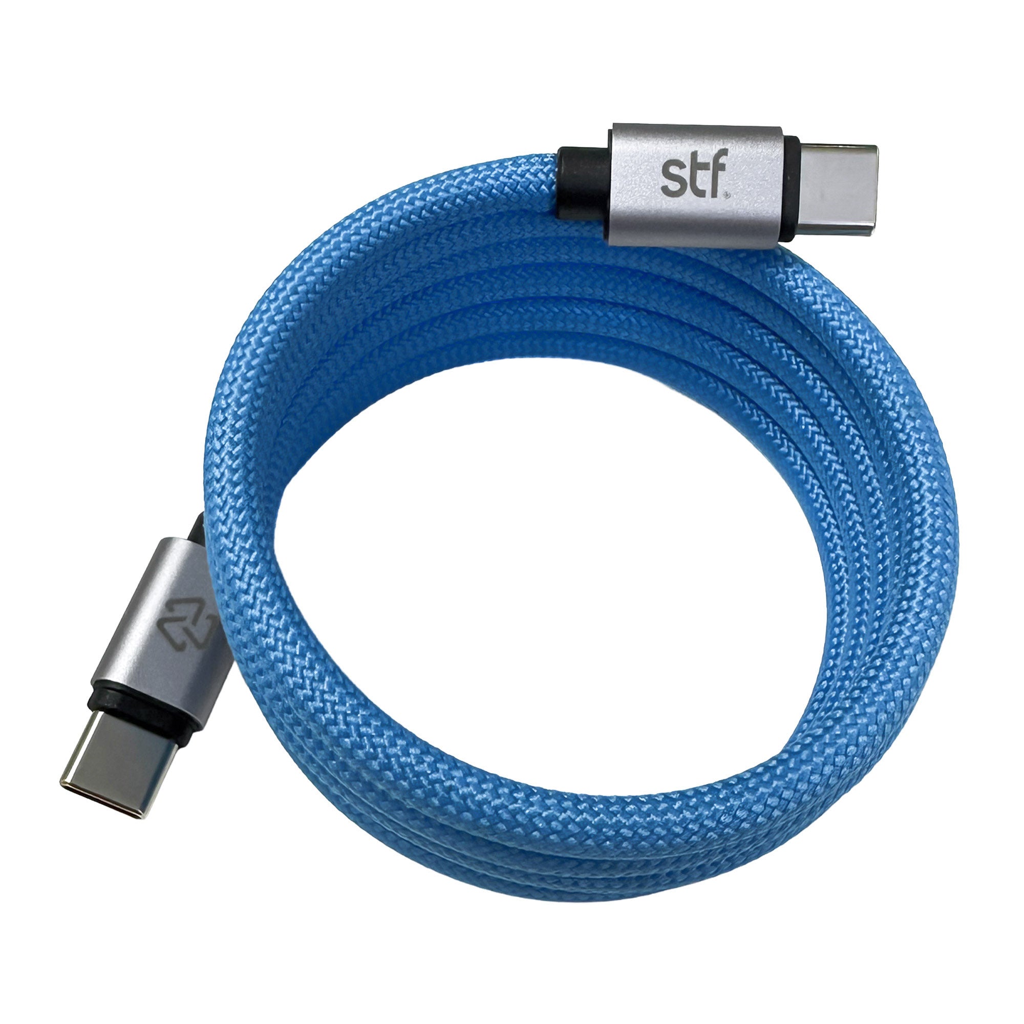 Cable Magnético Tipo C a Tipo C STF Carga Rápida, 65W, Transferencia de datos, Azul