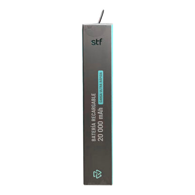 Batería Portátil Power Bank STF 20000 mAh 22W Cables Incluidos Tipo C y Lightning
