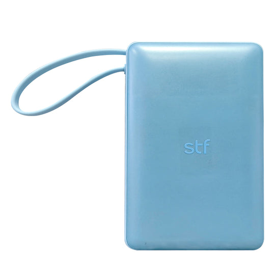 Batería Power Bank Portátil STF 20 000 mAh 20W PD Cable tipo C Azul