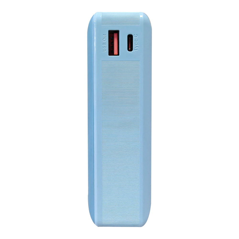 Batería Portátil Power Bank STF 20000 mAh 20W PD Cable tipo C Azul