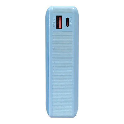 Batería Portátil Power Bank STF 20000 mAh 20W PD Cable tipo C Azul