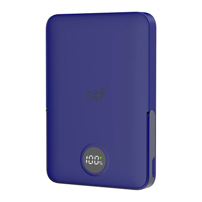 Batería Portátil Power Bank STF 5000 mAh 20W Carga Magnética Azul