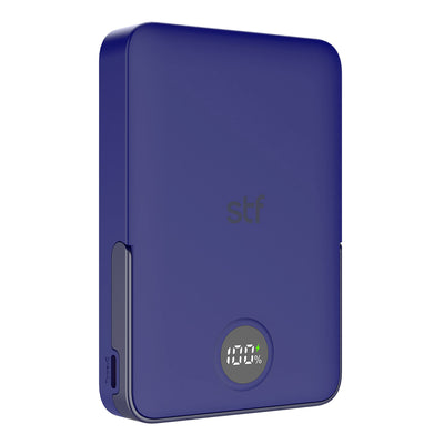 Batería Portátil Power Bank STF 10000 mAh 20W Carga Magnética Azul